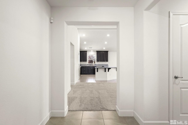 1132 Alder Walk Way, Sparks, NV 89441 - hallway with light tile patterned floors, recessed lighting, and baseboards
