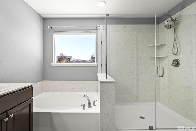 1132 Alder Walk Way, Sparks, NV 89441 - full bath with a shower stall, a bath, and vanity