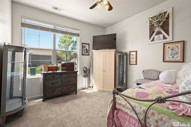 1717 Burwood Cir, Reno, NV 89521 - carpeted bedroom featuring baseboards and ceiling fan