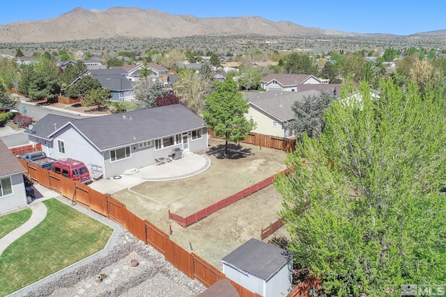 2765 Erin Dr, Sparks, NV 89436 - aerial view of residential area featuring a mountain backdrop