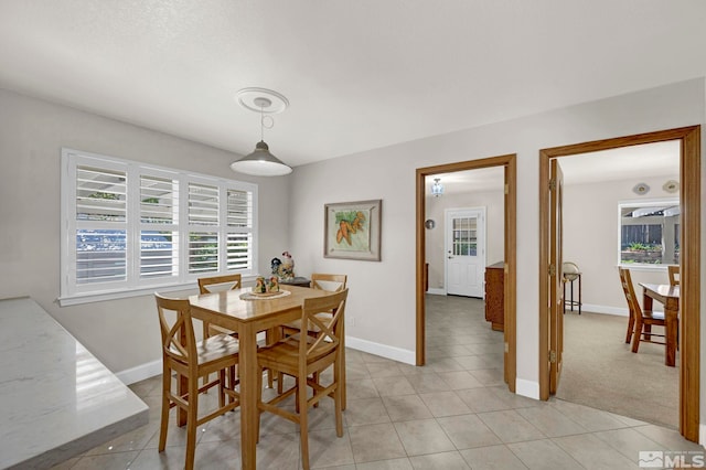 1871 Walnut Ct, Carson City, NV 89703 - dining area featuring plenty of natural light, baseboards, and light tile patterned floors