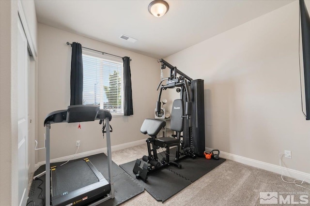101 Cloud Berry Ct, Sparks, NV 89441 - workout room featuring baseboards and carpet floors