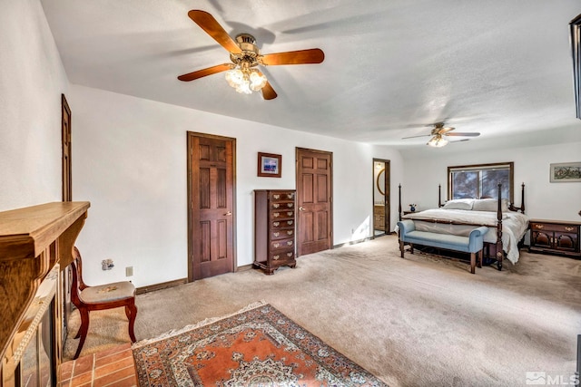 2820 Sagittarius Dr, Reno, NV 89509 - bedroom featuring carpet flooring, a ceiling fan, and baseboards