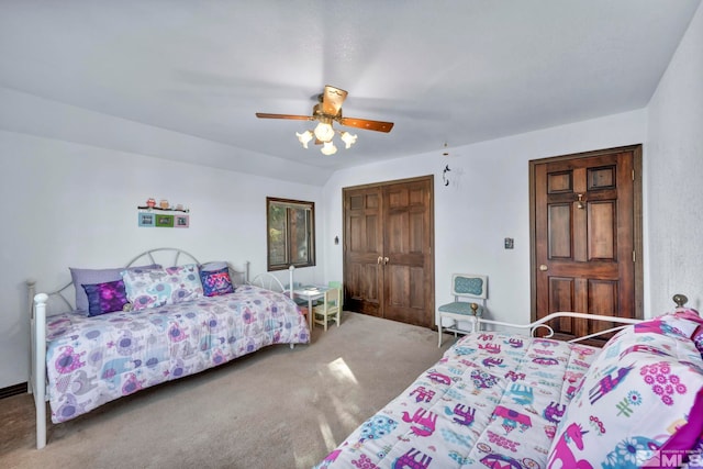 2820 Sagittarius Dr, Reno, NV 89509 - carpeted bedroom featuring a closet and a ceiling fan