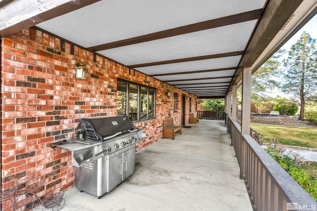 2820 Sagittarius Dr, Reno, NV 89509 - view of patio / terrace featuring grilling area