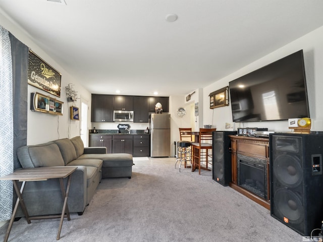 359 Bryce St, Dayton, NV 89403 - living room with light carpet