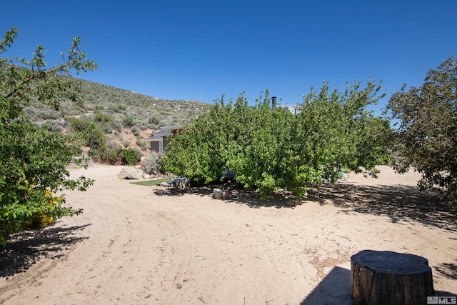 14865 N Red Rock Rd, Reno, NV 89508 - view of yard with a mountain view
