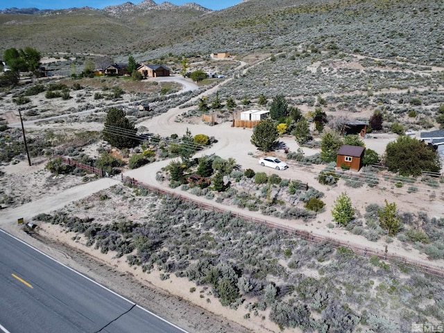 14865 N Red Rock Rd, Reno, NV 89508 - drone / aerial view of a mountain backdrop