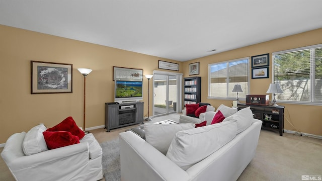1230 Quail Run Dr, Carson City, NV 89701 - living area with baseboards and light carpet
