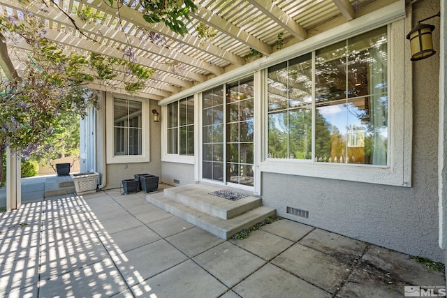 1745 Hunter Creek Rd, Reno, NV 89519 - view of patio / terrace with a pergola