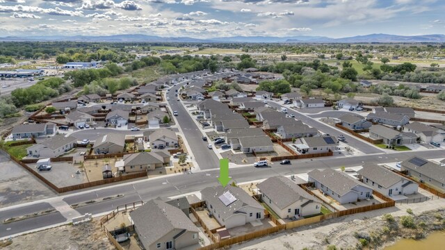 1282 Onda Verde Dr, Fallon, NV 89406 - aerial perspective of suburban area featuring mountains