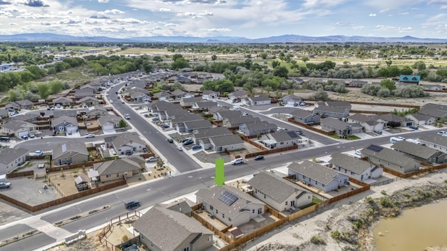 1282 Onda Verde Dr, Fallon, NV 89406 - aerial perspective of suburban area featuring a mountainous background