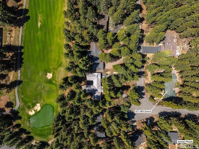 671 14th Green Dr, Incline Village, NV 89451 - aerial overview of property's location with a local golf course