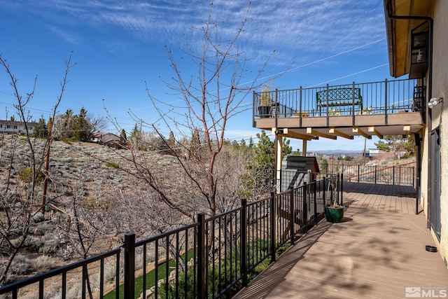 3075 Markridge Dr, Reno, NV 89509 - view of patio featuring a balcony