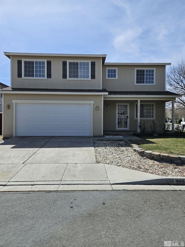 9995 Brightridge, Reno, NV 89506 - traditional home with a garage and concrete driveway