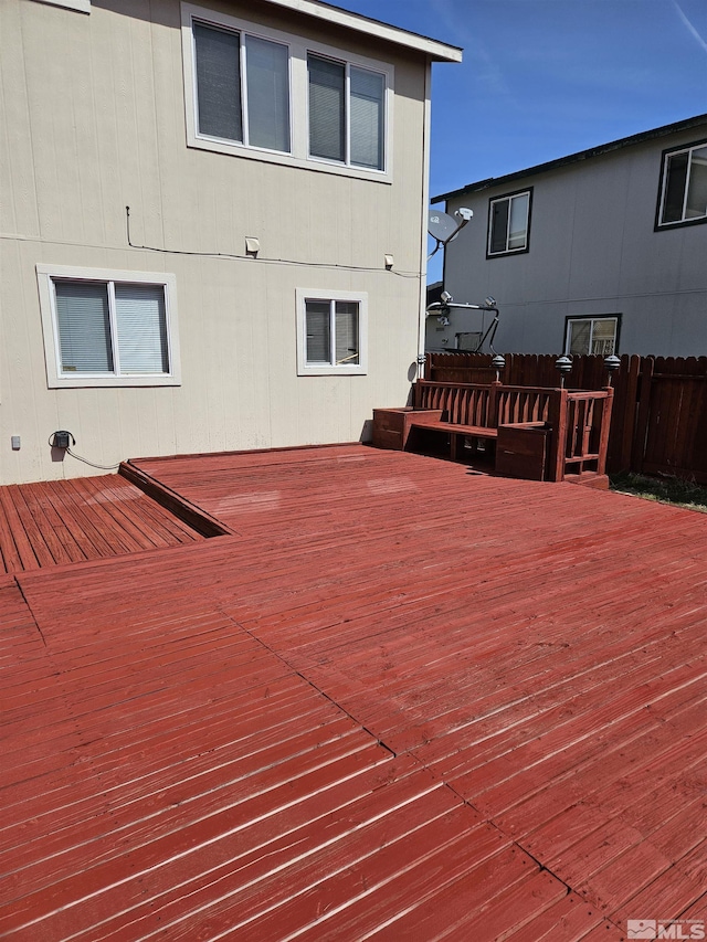9995 Brightridge, Reno, NV 89506 - wooden deck featuring fence