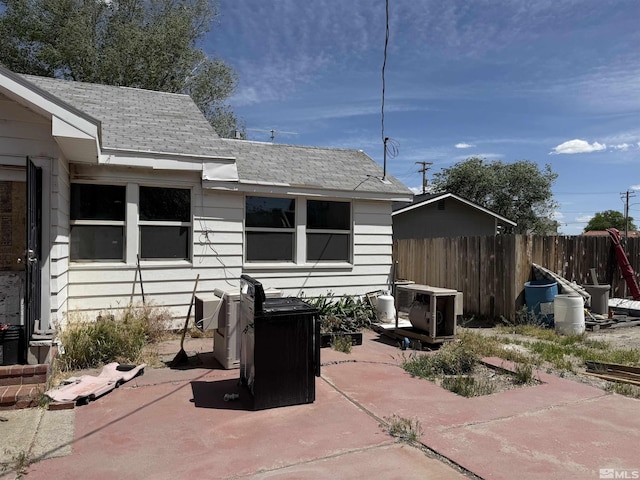 100 Dalton St, Fallon, NV 89406 - view of patio with fence and central AC