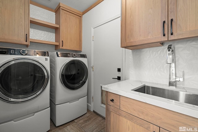 2963 Moose Ridge Dr, Reno, NV 89523 - laundry room with washer and dryer and cabinet space