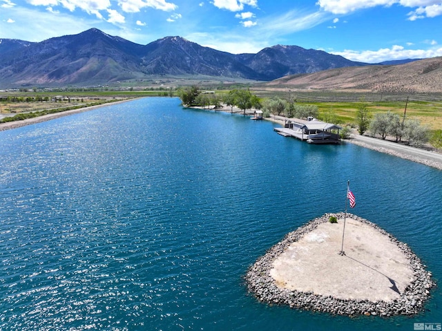 2980 N US Highway 395, Minden, NV 89423 - water view featuring mountains and a dock