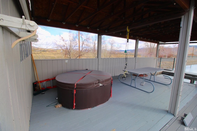 2980 N US Highway 395, Minden, NV 89423 - deck featuring a hot tub