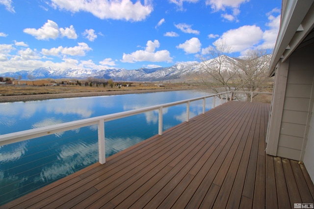 2980 N US Highway 395, Minden, NV 89423 - dock with a water and mountain view and a balcony
