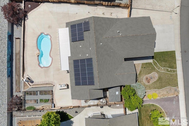 2160 Mammatus Dr, Sparks, NV 89441 - aerial view of property and surrounding area featuring a pool area
