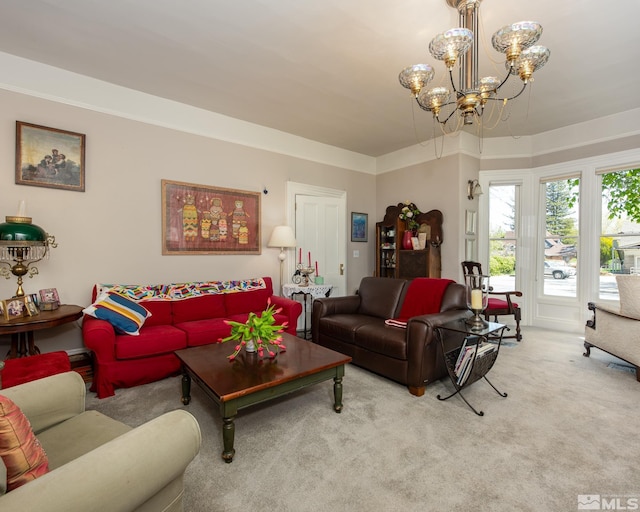308 Thompson, Carson City, NV 89703 - carpeted living room featuring a chandelier
