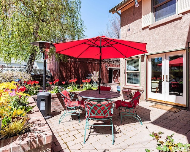 308 Thompson, Carson City, NV 89703 - view of patio with french doors and fence