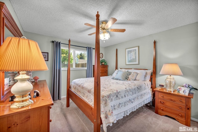 1509 Palo Verde, Carson City, NV 89703 - bedroom with carpet floors, ceiling fan, baseboards, and a textured ceiling