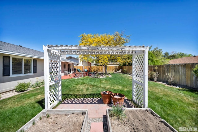 1509 Palo Verde, Carson City, NV 89703 - view of yard with a pergola and a patio area