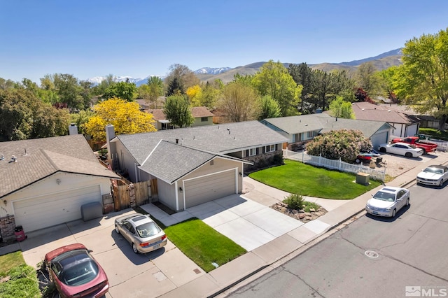 1509 Palo Verde, Carson City, NV 89703 - aerial perspective of suburban area featuring a mountain backdrop