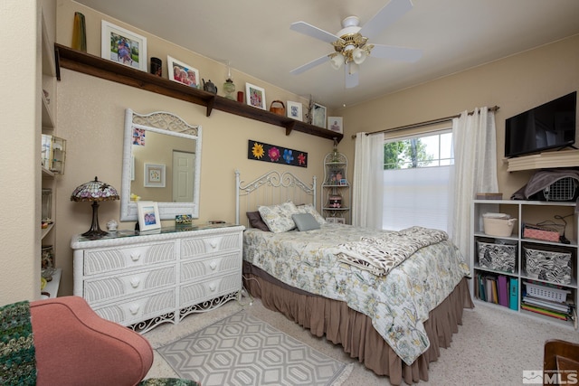 1082 Log Cabin Rd, Gardnerville, NV 89410 - bedroom featuring ceiling fan