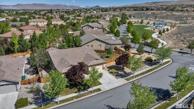 4184 Passage Dr, Sparks, NV 89436 - aerial perspective of suburban area with mountains