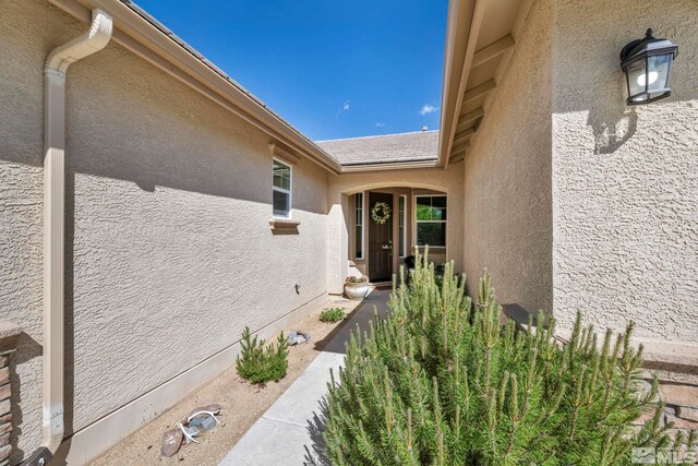 4184 Passage Dr, Sparks, NV 89436 - view of exterior entry with stucco siding
