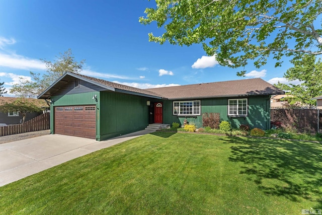 1380 Patricia Dr, Gardnerville, NV 89460 - ranch-style house with a garage and driveway