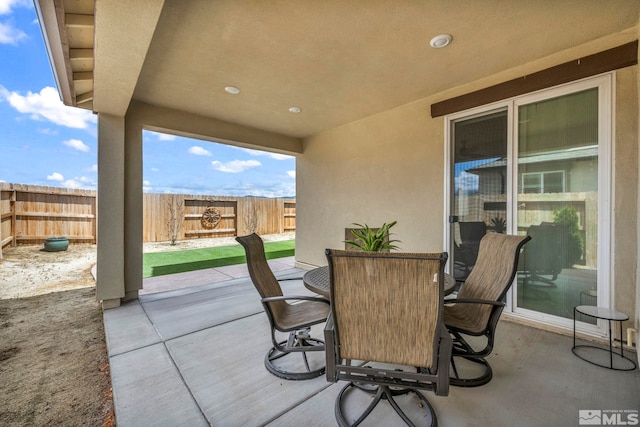 103 Pilot Peak, Carson City, NV 89701 - view of patio with fence and outdoor dining area