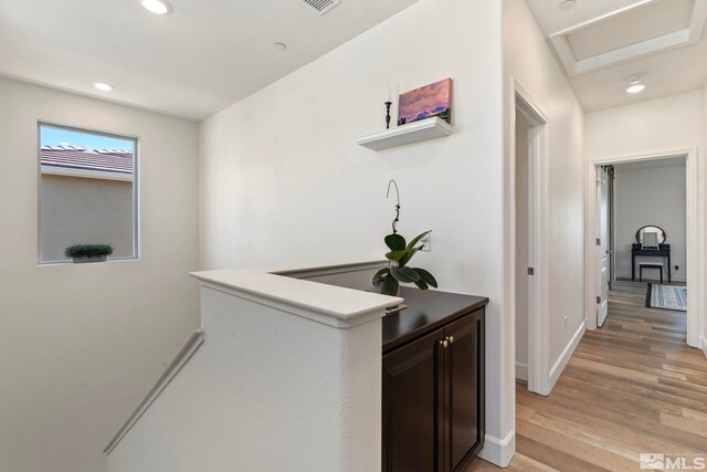 3097 Livorno Dr, Sparks, NV 89434 - hallway with light wood-style flooring, recessed lighting, and baseboards