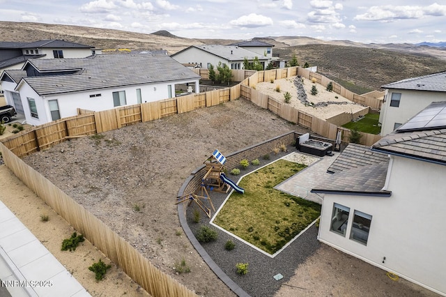 5410 Cactus Quartz Ct, Sparks, NV 89436 - aerial view of residential area featuring a mountainous background
