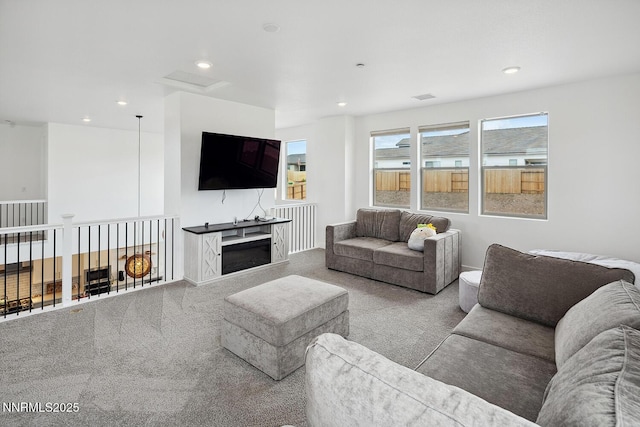 5410 Cactus Quartz Ct, Sparks, NV 89436 - living area featuring carpet floors and recessed lighting
