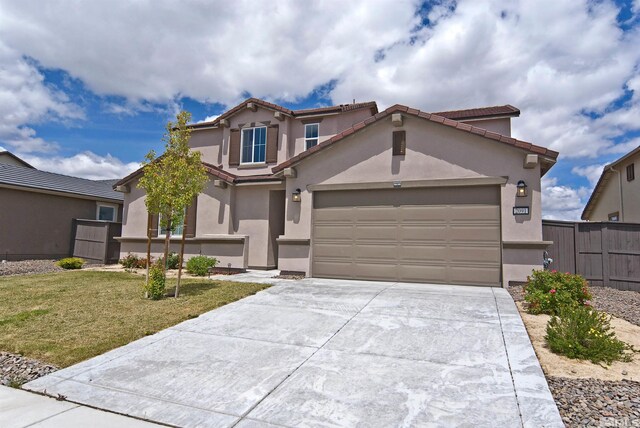 2091 Forest Grove Ln, Sparks, NV 89436 - view of front of property with concrete driveway, stucco siding, and a garage