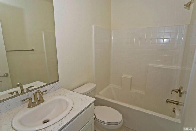 2091 Forest Grove Ln, Sparks, NV 89436 - full bath with toilet, vanity, and shower / bathtub combination