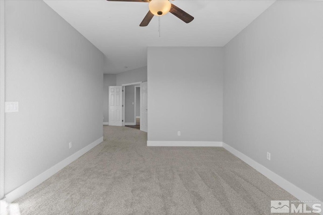 8952 Mahon Dr, Reno, NV 89506 - empty room with ceiling fan, carpet floors, and baseboards