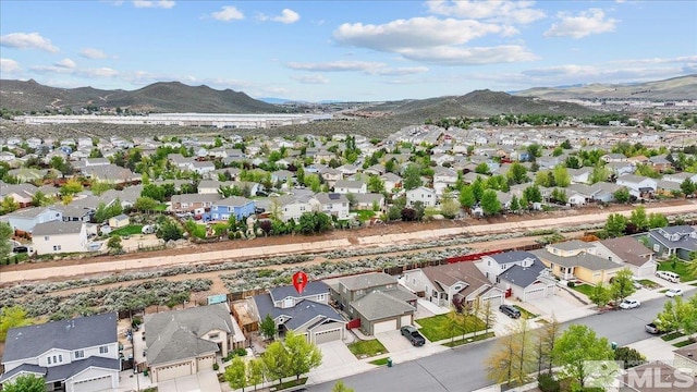 8952 Mahon Dr, Reno, NV 89506 - aerial view of residential area with a mountain backdrop
