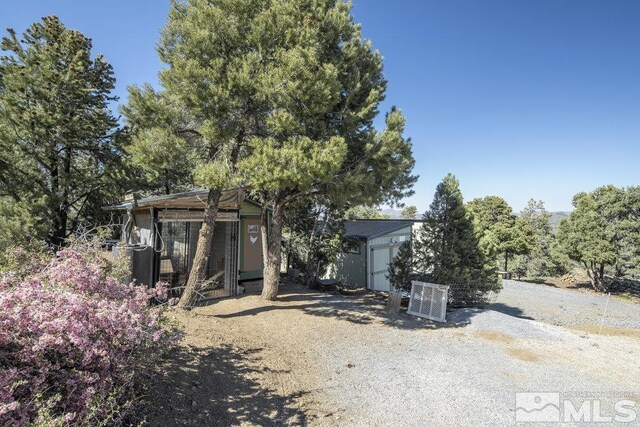 2045 Flint Rd, Reno, NV 89521 - view of front facade with an outbuilding