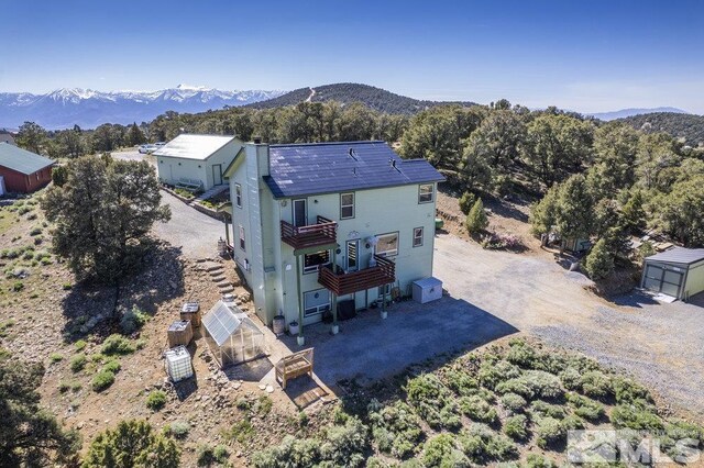 2045 Flint Rd, Reno, NV 89521 - view from above of property with mountains