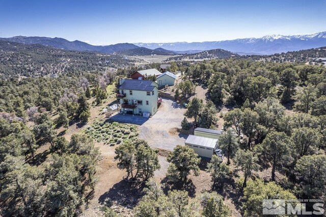 2045 Flint Rd, Reno, NV 89521 - view of subject property featuring a mountain backdrop and a forest