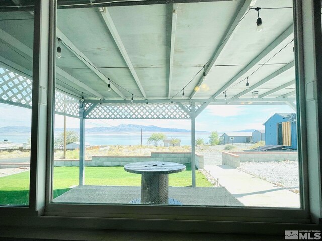 220 Pamela Dr, Walker Lake, NV 89415 - detailed view of rail lighting and a water view