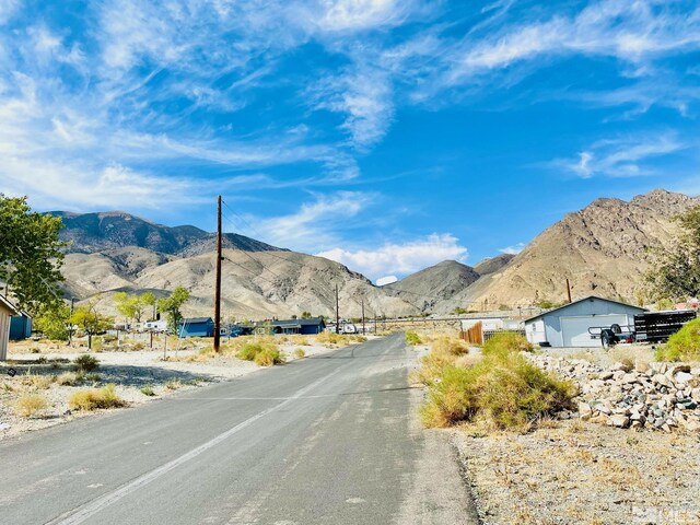 220 Pamela Dr, Walker Lake, NV 89415 - view of asphalt street featuring a mountain view
