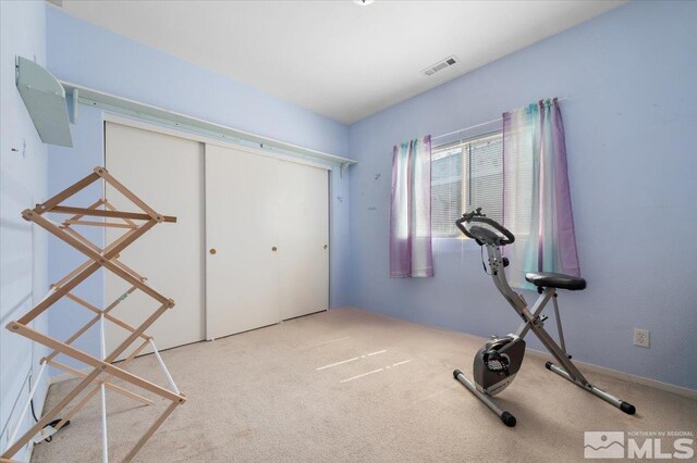 10010 Purple Sage Dr, Reno, NV 89506 - exercise area featuring carpet floors