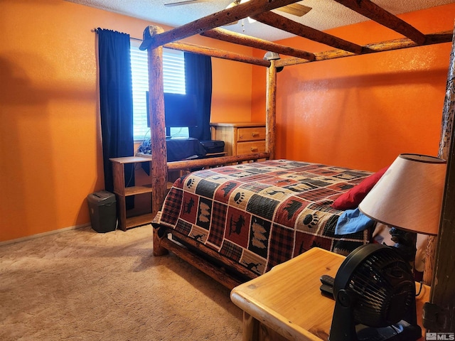 17385 Egret Ln, Reno, NV 89508 - bedroom featuring carpet floors, a textured ceiling, and a ceiling fan